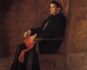 托马斯伊肯斯 - Portrait of Cardinal Sebastiano Martinelli
